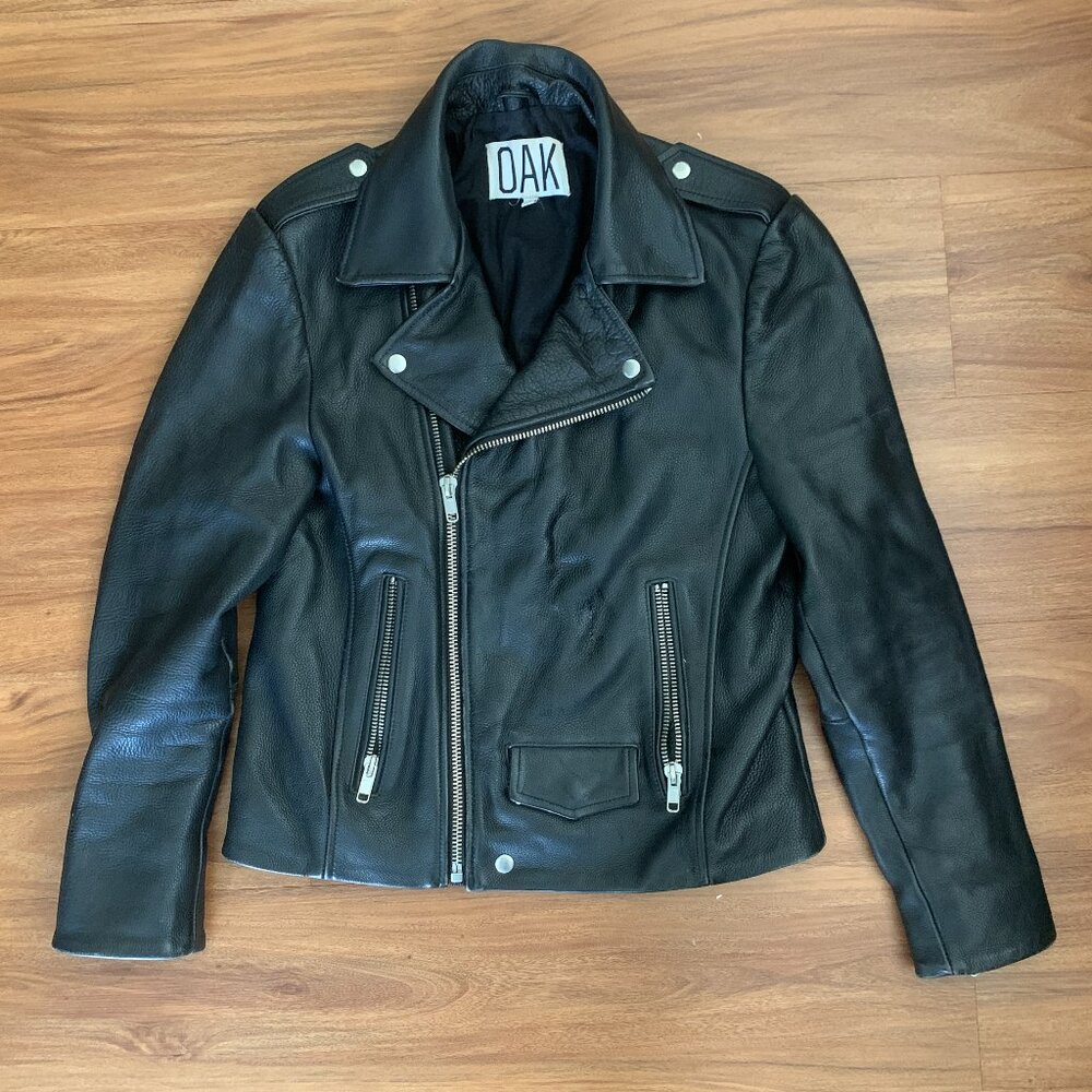 Women's Leather jacket oak  SIZE S